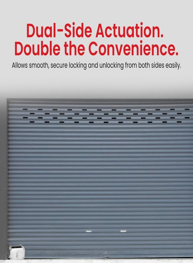 لينك قفل مصراع عالمي من نوع Link NXT، قفل ثقيل للمصراع/الباب الرئيسي مع 3 مفاتيح (75 × 155 مم) - Image 4